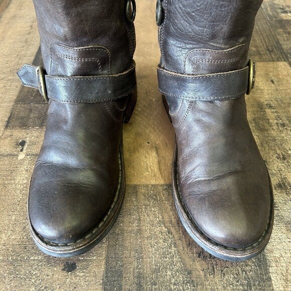 Fiorentini Baker Side Zip Ankle Brown Boots Womens EUR 35 US 5 - Picture 7 of 12
